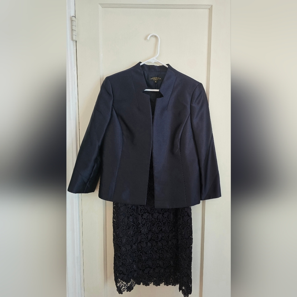 Tahari Arthur S. Levine Luxe Midnight Blue Women's Dress & Jacket